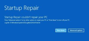Automatic repair couldn’t repair your PC