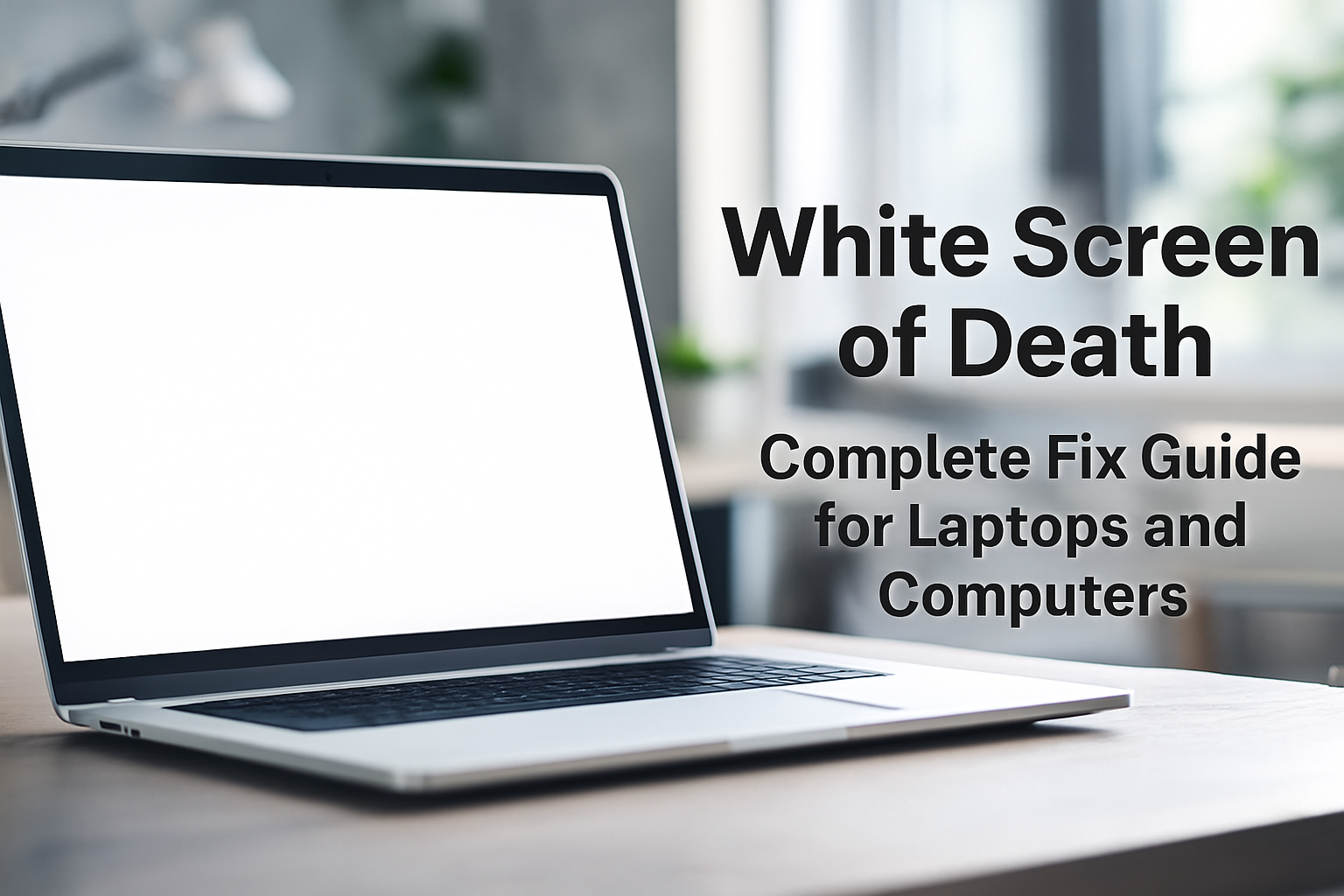 white screen of death windows 10