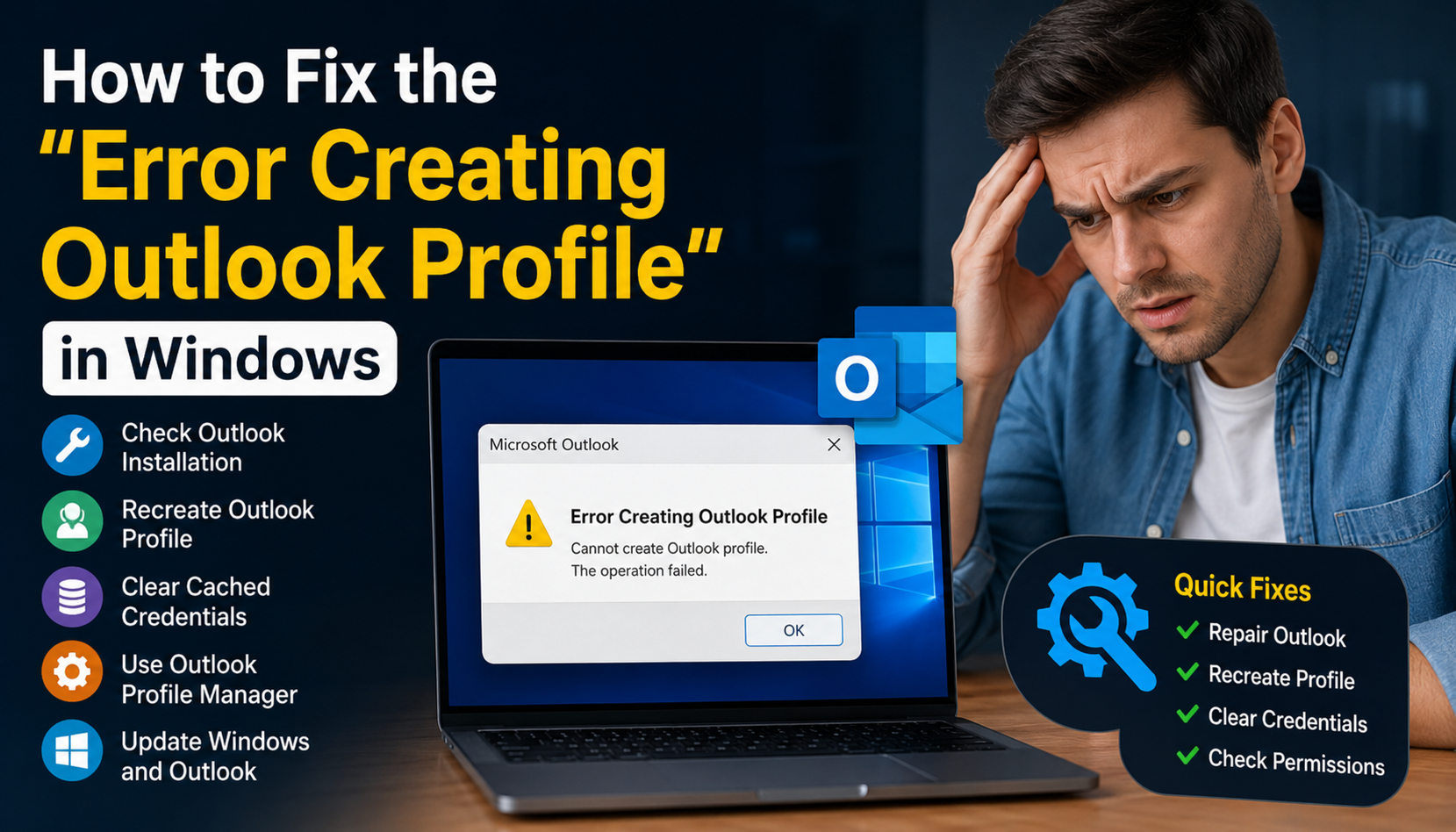 Error Creating Outlook Profile